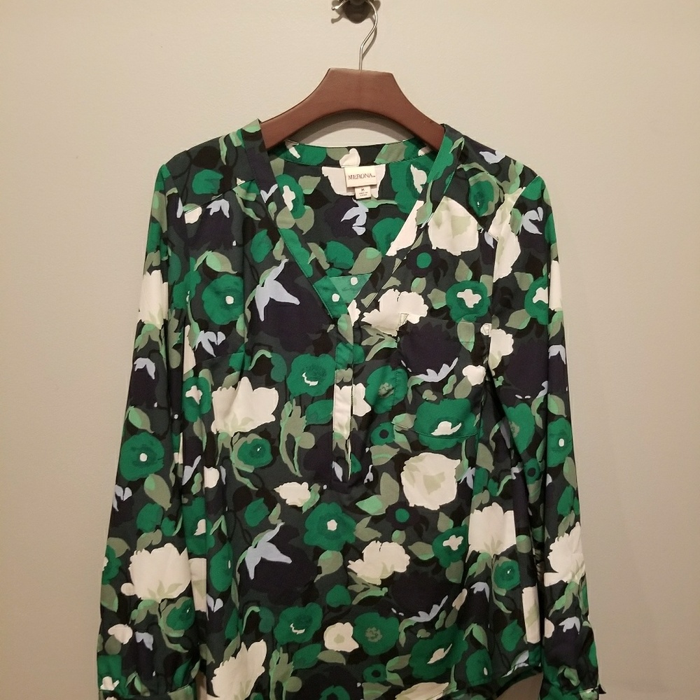 Floral Target Top